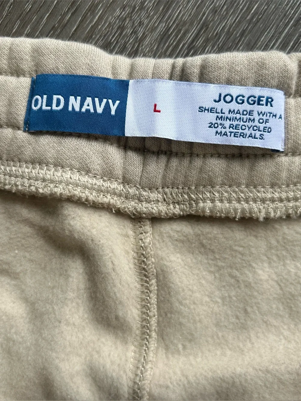 Nwt Mens Large Old Navy Warm Tan Joggers